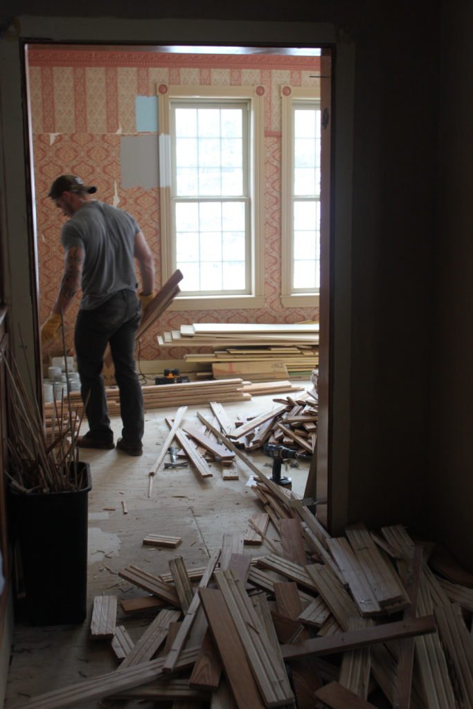FaithSpun | Wood Flooring Demo