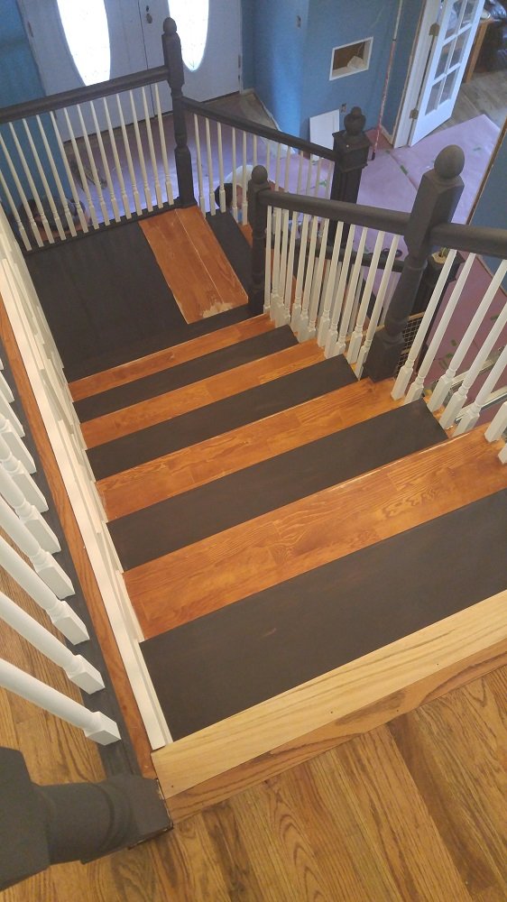 FaithSpun | Painting Stair Treads